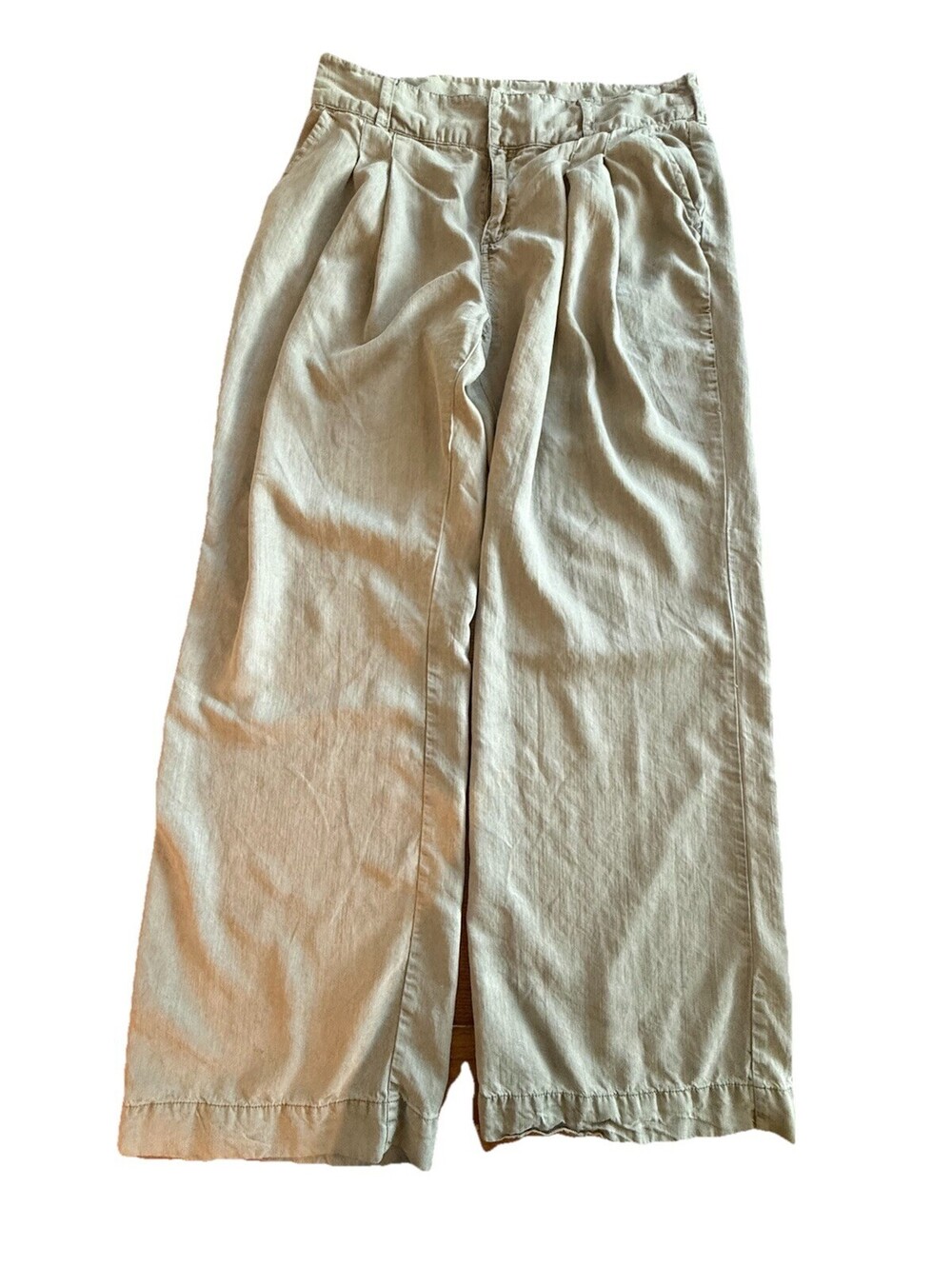 Sundance Women’s Pants Size 12 Casual Pleated Front Wide Leg